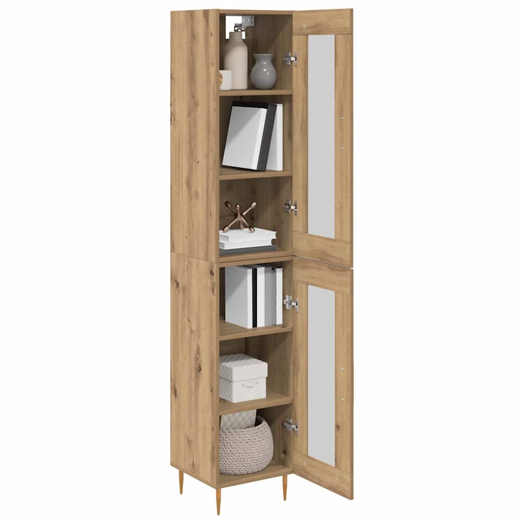 Høyskap 2 pcs Artisan Eik 34,5 x 34 x 180 cm Konstruert tre