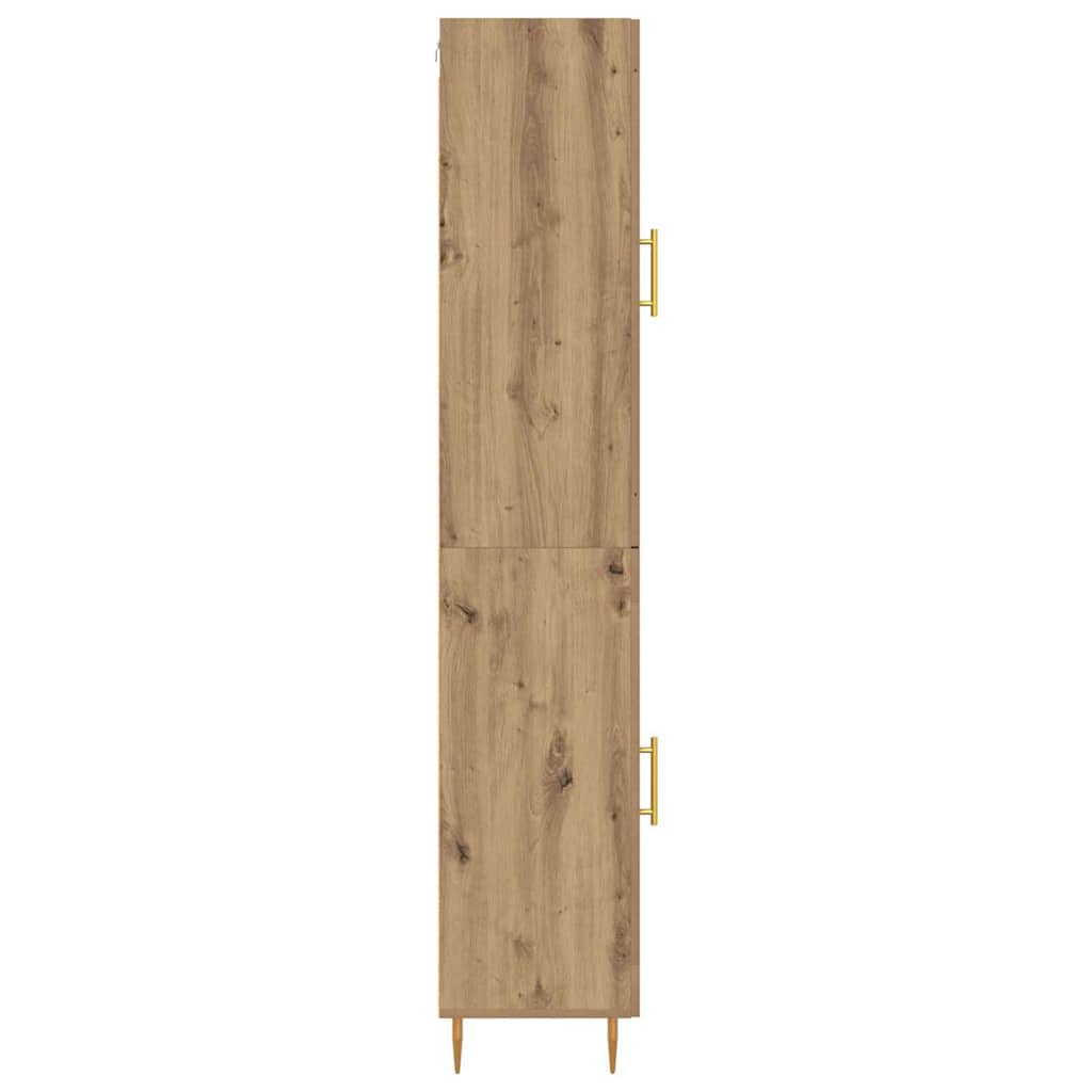 Høyskap 2 pcs Artisan Eik 34,5 x 34 x 180 cm Konstruert tre