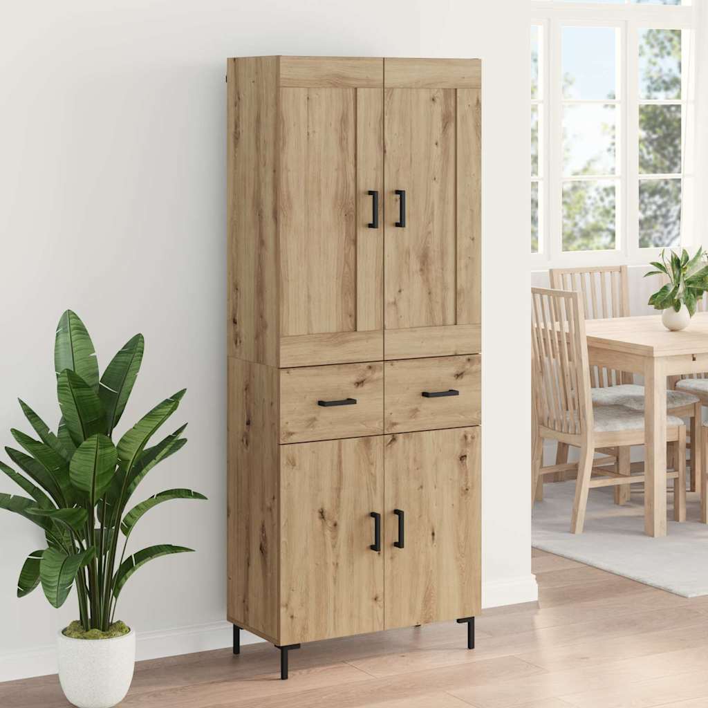Høyskap 2 stk. Artisan Eik 69,5 x 34 x 180 cm Konstruert tre