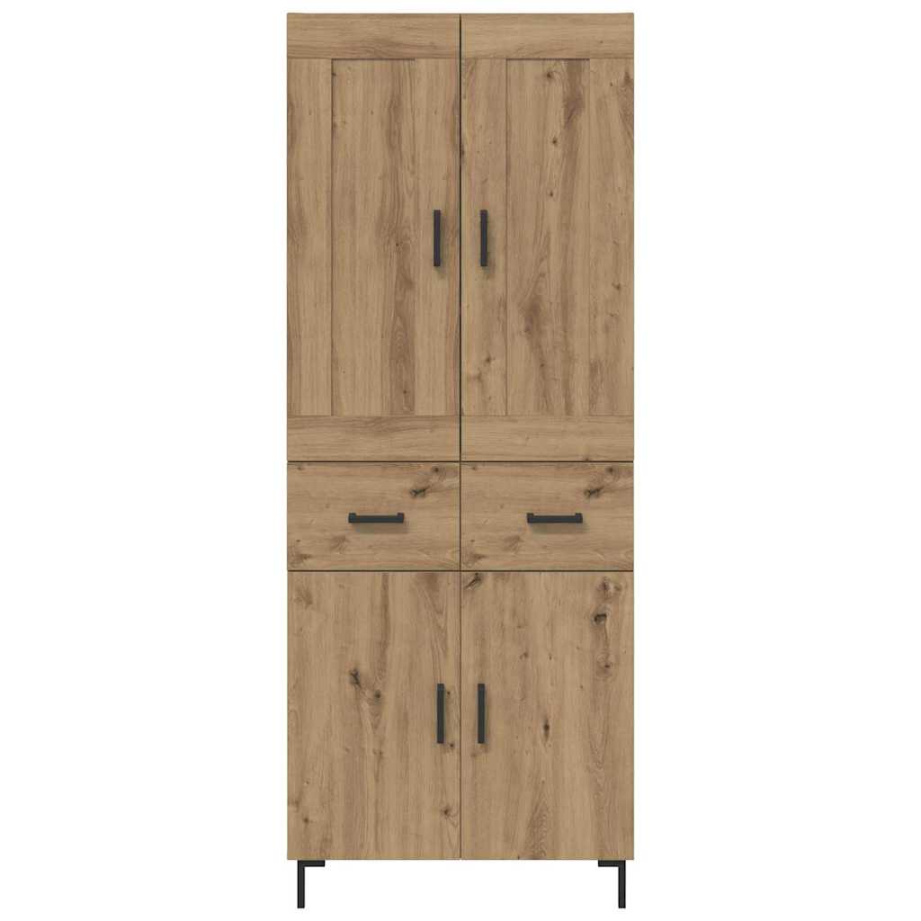 Høyskap 2 stk. Artisan Eik 69,5 x 34 x 180 cm Konstruert tre