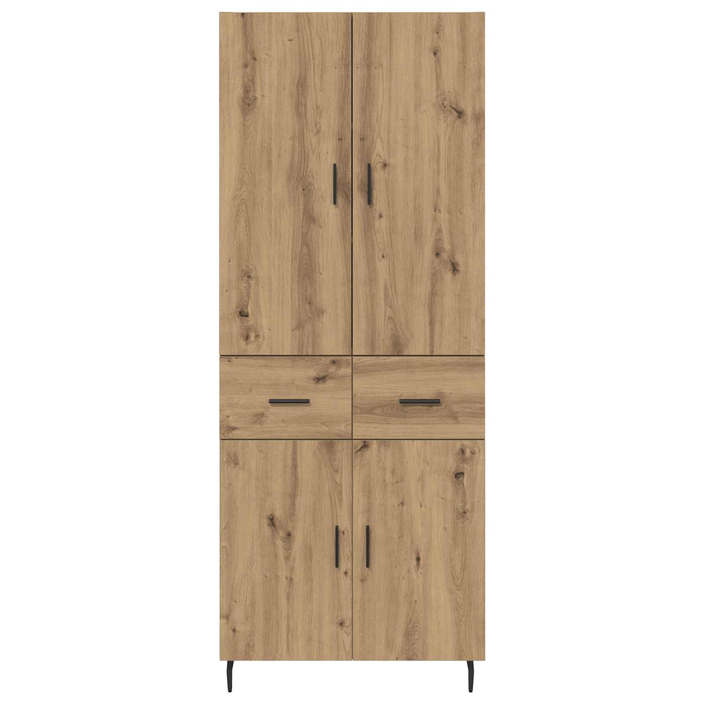 Høyskap 2 pcs Artisan Eik 69,5 x 34 x 180 cm Konstruert tre
