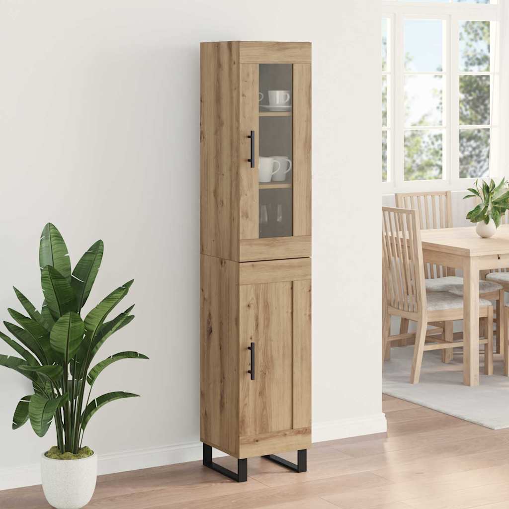 Høyskap Artisan Eik 34,5 x 34 x 180 cm Konstruert tre