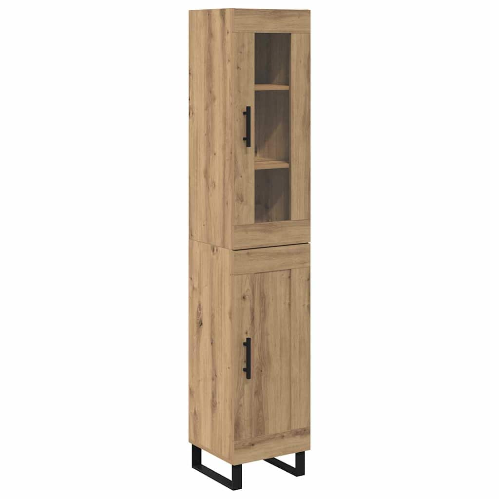 Høyskap Artisan Eik 34,5 x 34 x 180 cm Konstruert tre