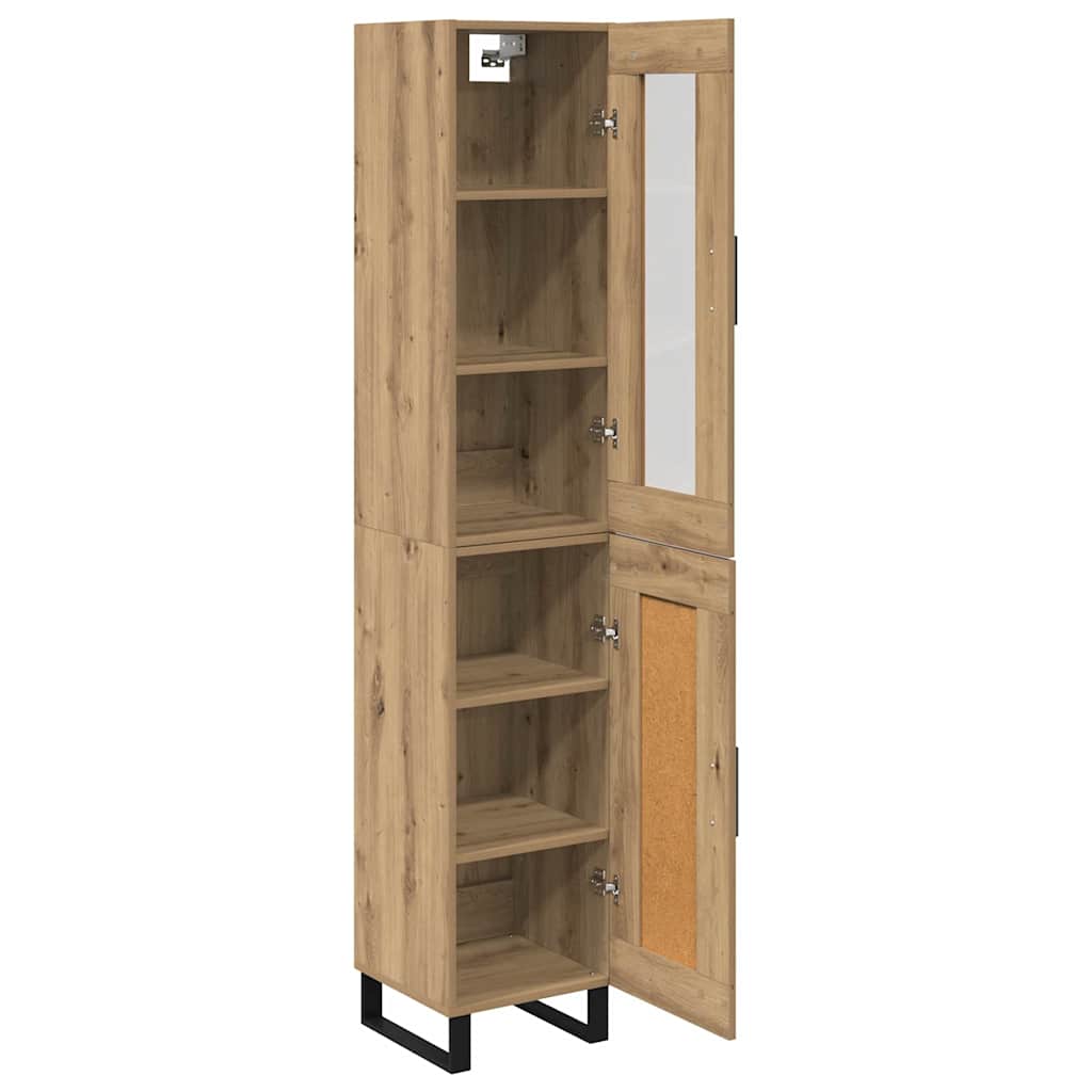 Høyskap Artisan Eik 34,5 x 34 x 180 cm Konstruert tre
