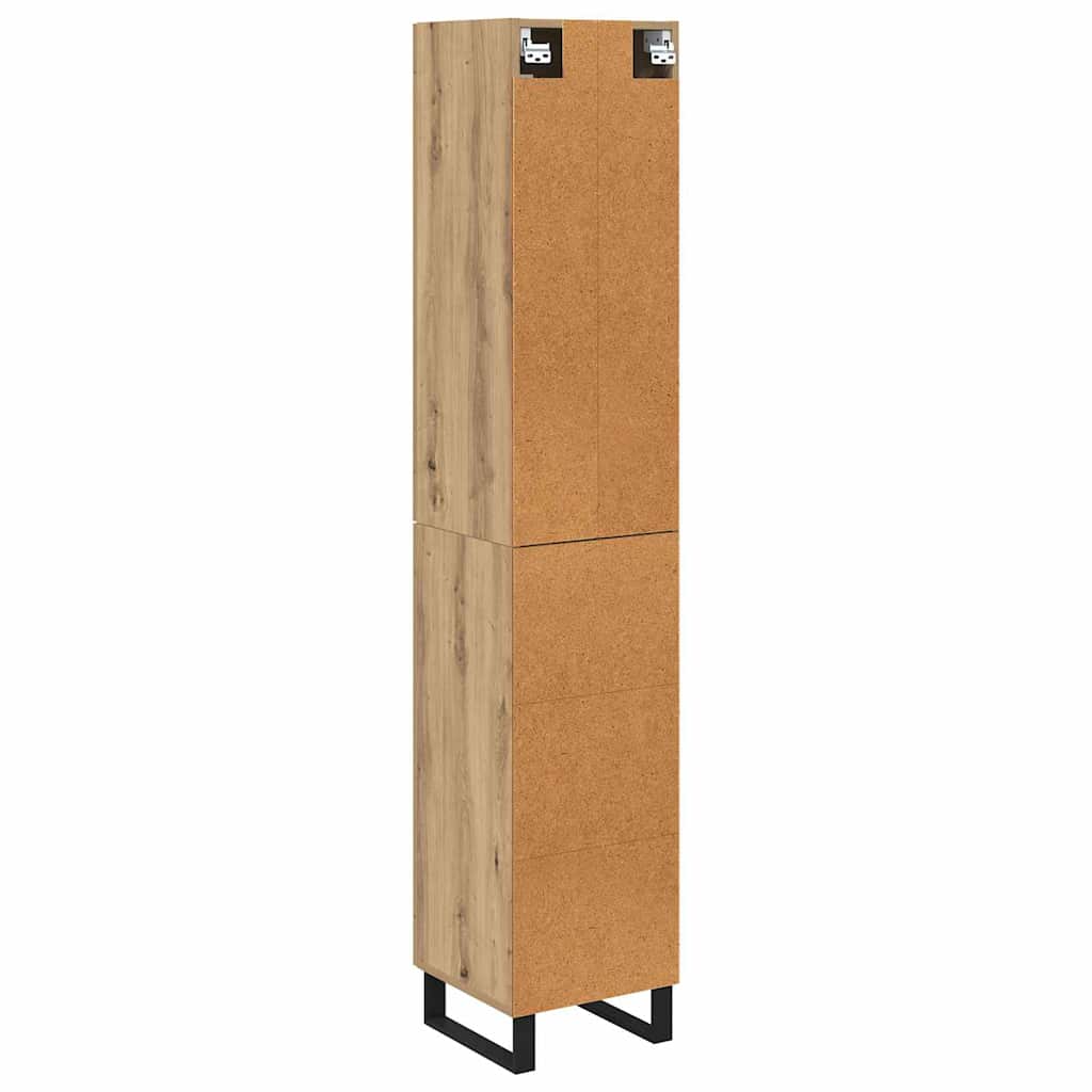 Høyskap Artisan Eik 34,5 x 34 x 180 cm Konstruert tre