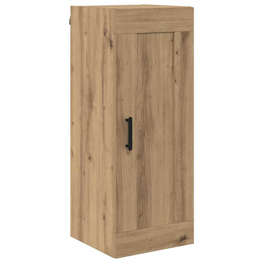 Høyskap med skuff Artisan Eik 34,5 x 34 x 180 cm Konstruert tre
