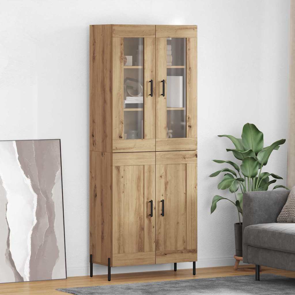 Høyskap Artisan Eik 69,5 x 34 x 180 cm Konstruert tre