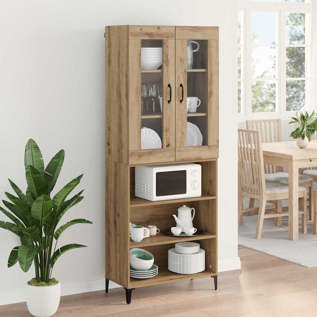 Høyskap Artisan Eik 69,5 x 34 x 180 cm Konstruert tre