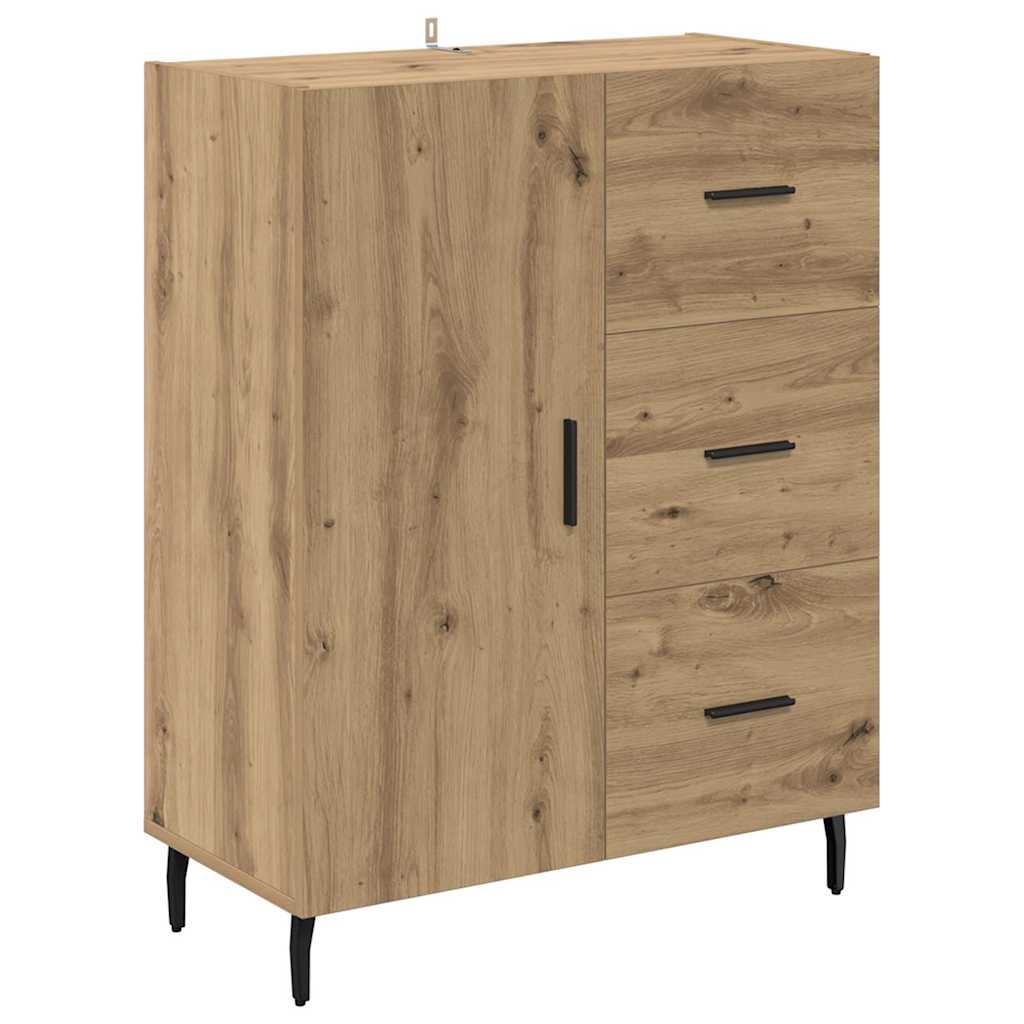 Høyskap 2 pcs Artisan Eik 69,5 x 34 x 180 cm Konstruert tre