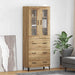 Høyskap Artisan Eik 69,5 x 34 x 180 cm Konstruert tre