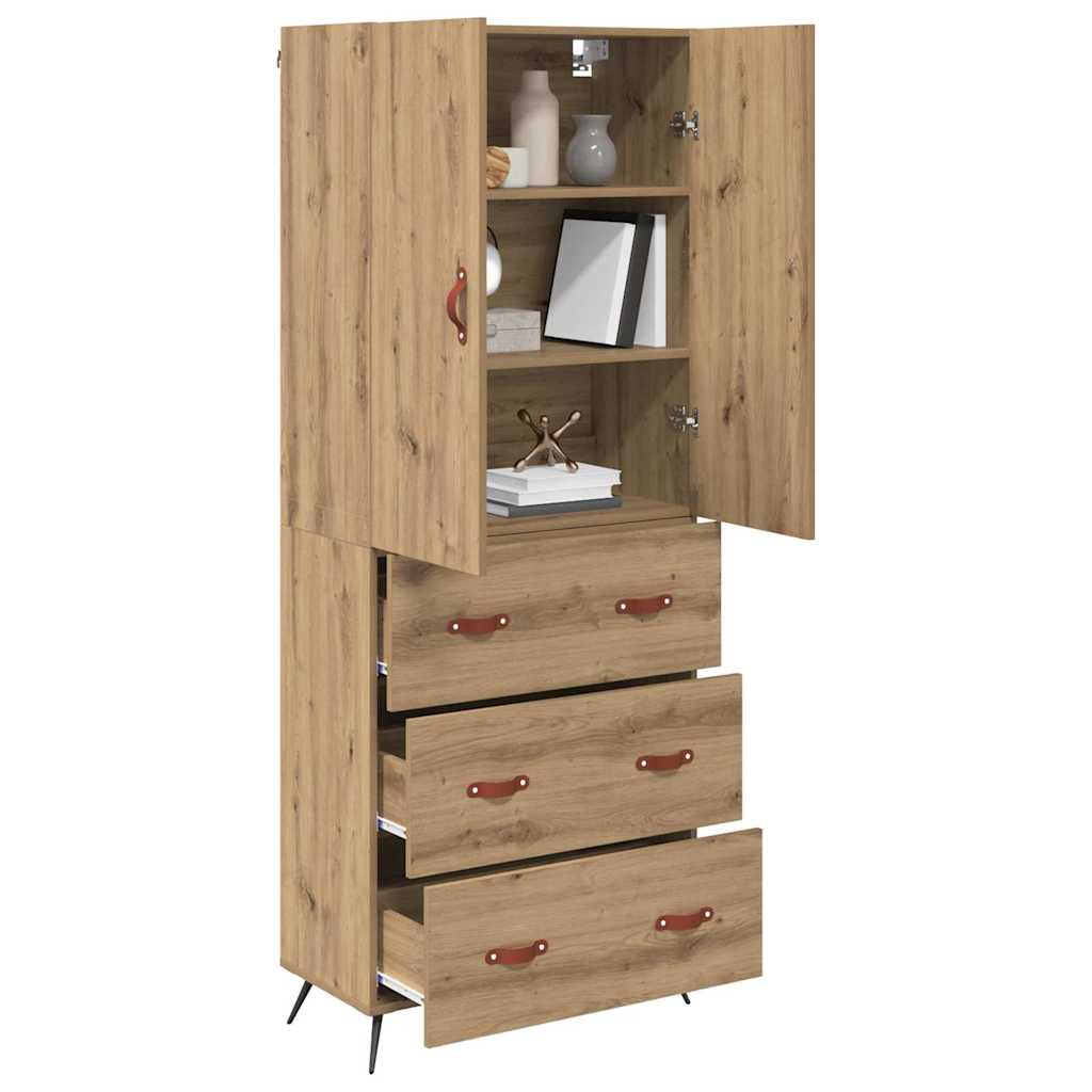 Høyskap Artisan Eik 69,5 x 34 x 180 cm Konstruert tre