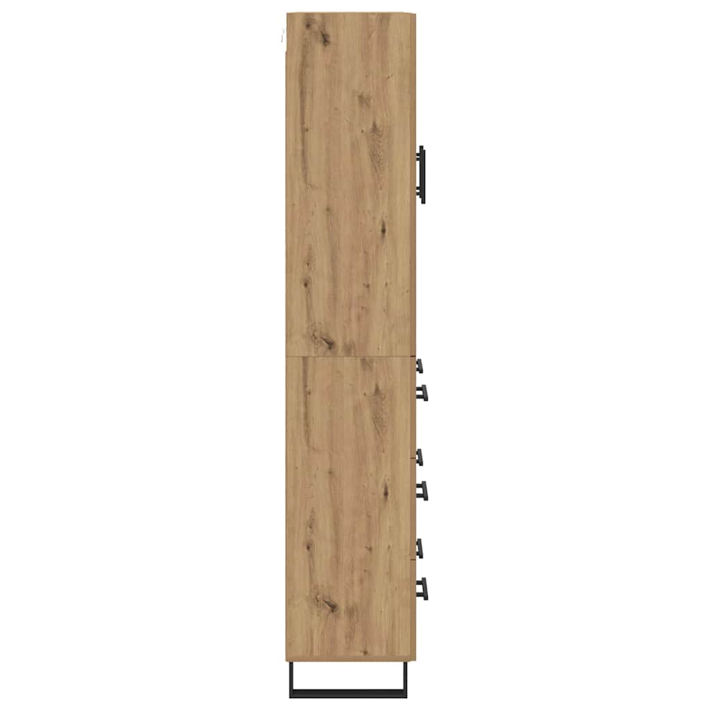 Høyskap med skuff 2 pcs Artisan Eik 69,5 x 34 x 180 cm