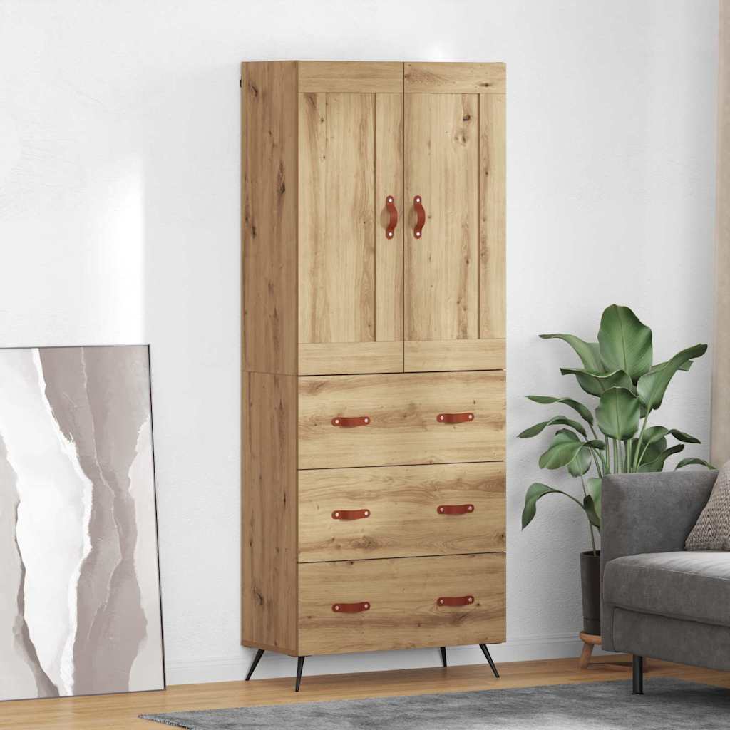 Høyskap Artisan Eik 69,5 x 34 x 180 cm Konstruert tre