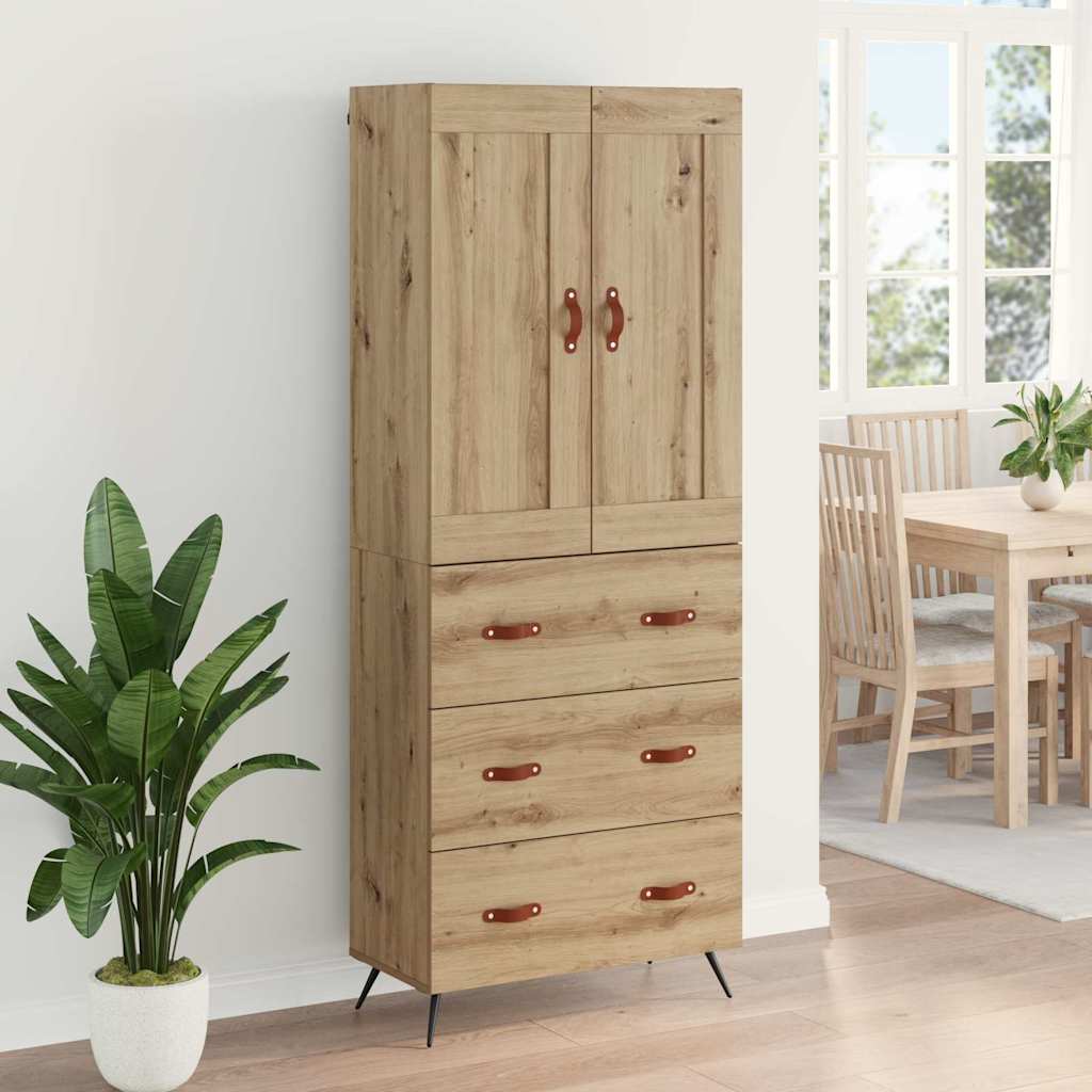 Høyskap Artisan Eik 69,5 x 34 x 180 cm Konstruert tre