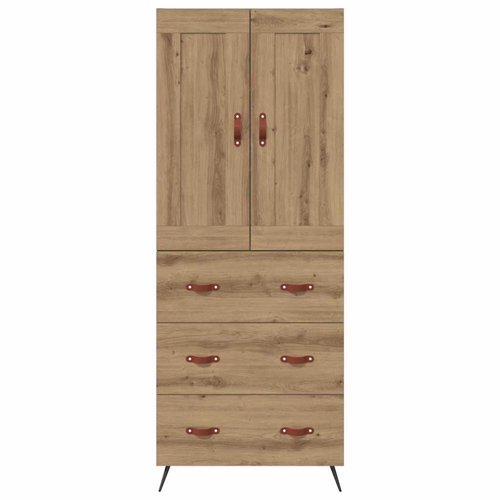 Høyskap Artisan Eik 69,5 x 34 x 180 cm Konstruert tre