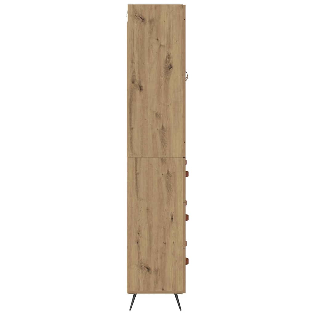 Høyskap Artisan Eik 69,5 x 34 x 180 cm Konstruert tre