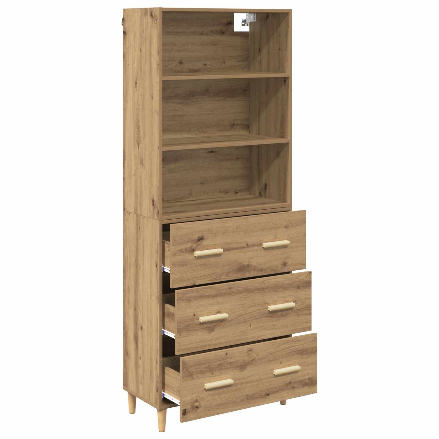 Høyskap Artisan Eik 69,5 x 32,5 x 180 cm Konstruert tre