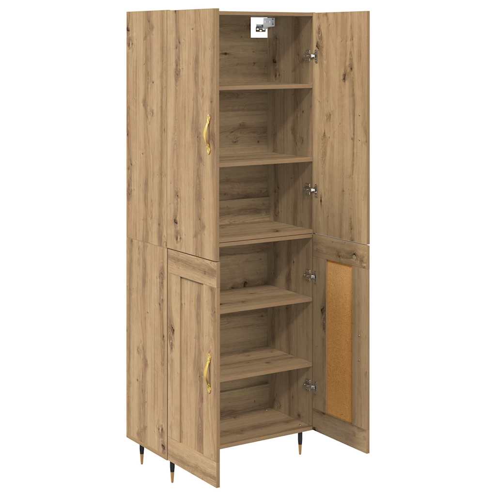 Høyskap Artisan Eik 69,5 x 34 x 180 cm Konstruert tre