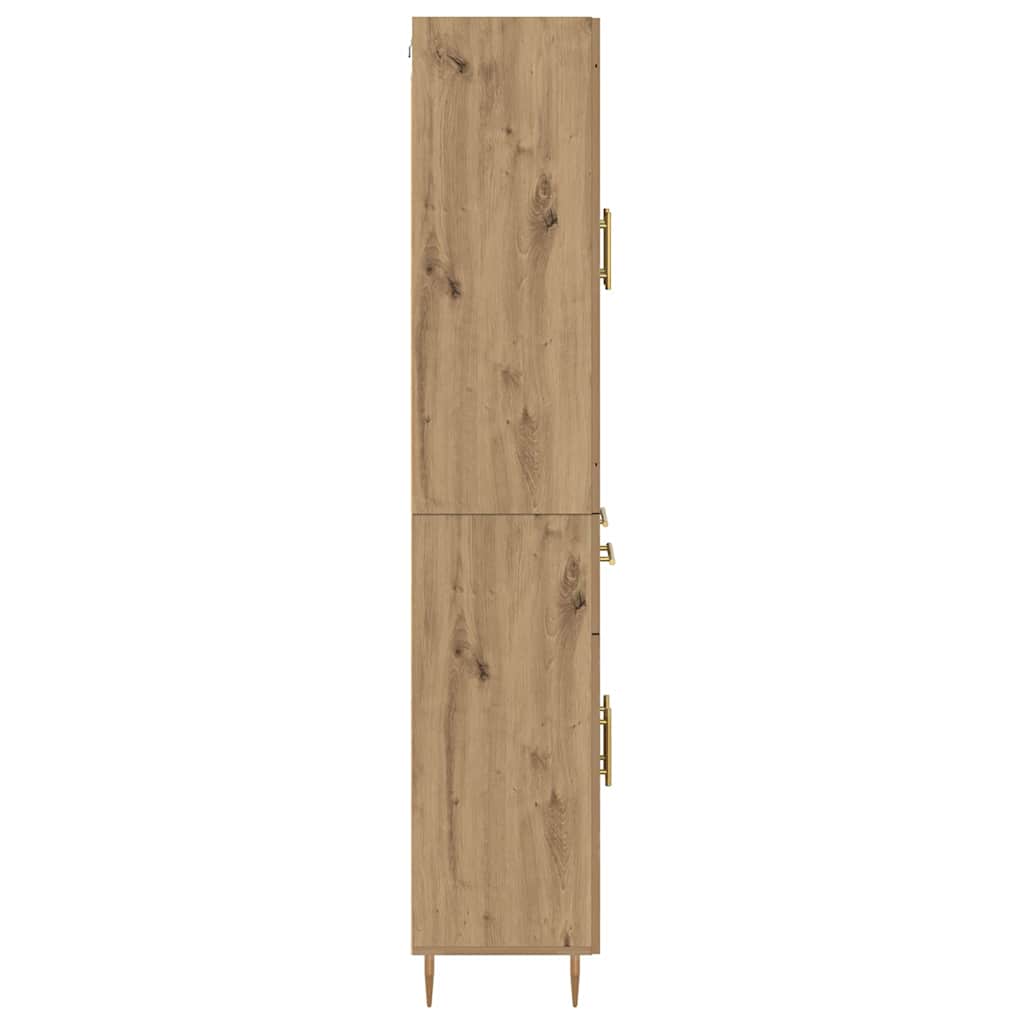 Høyskap 2 pcs Artisan Eik 69,5 x 34 x 180 cm Konstruert tre