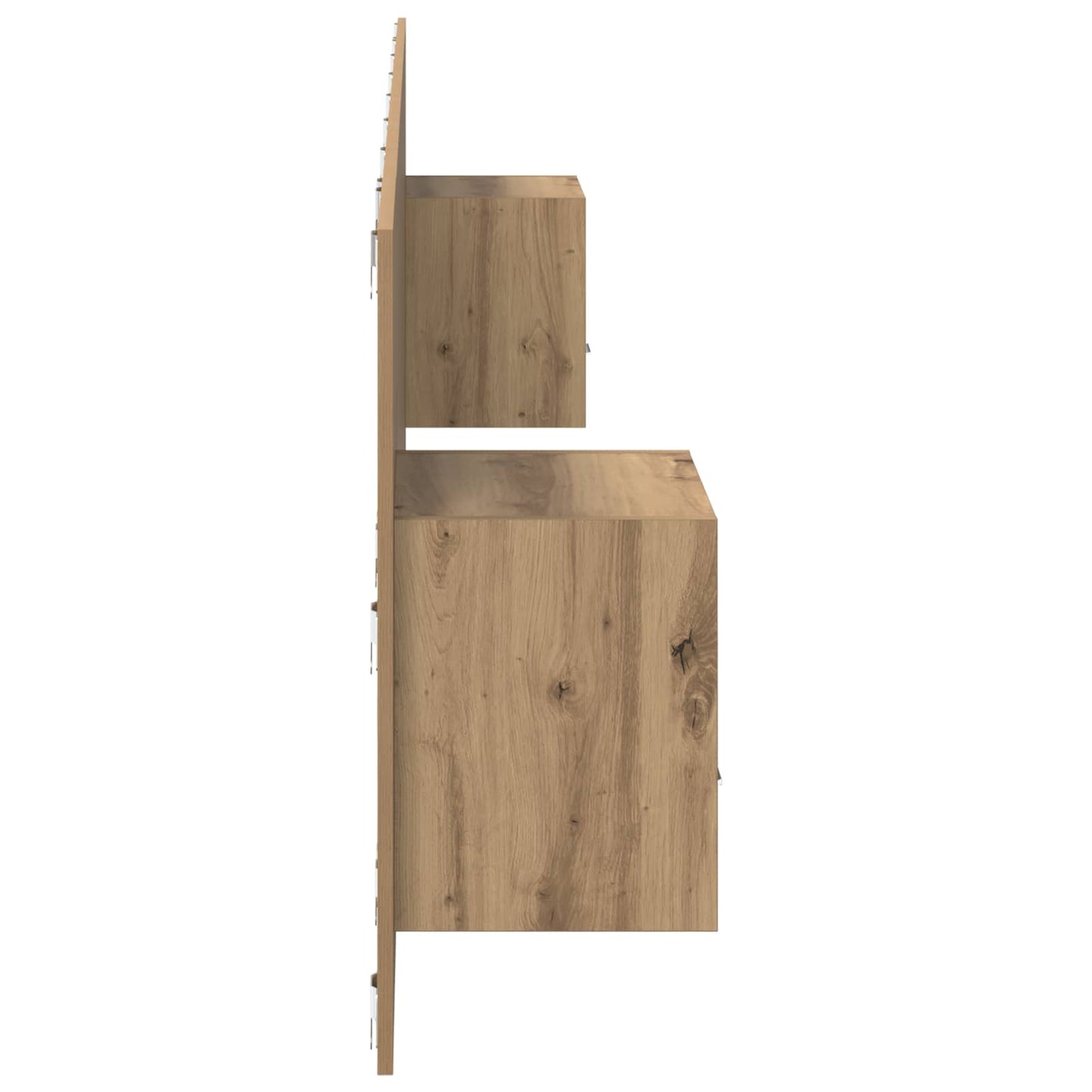 Hodegjerde Med Skap 3 stk. Artisan Eik Konstruert tre