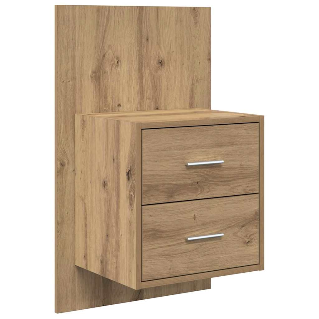 Hodegjerde Med Skap 3 pcs Artisan Eik Konstruert tre