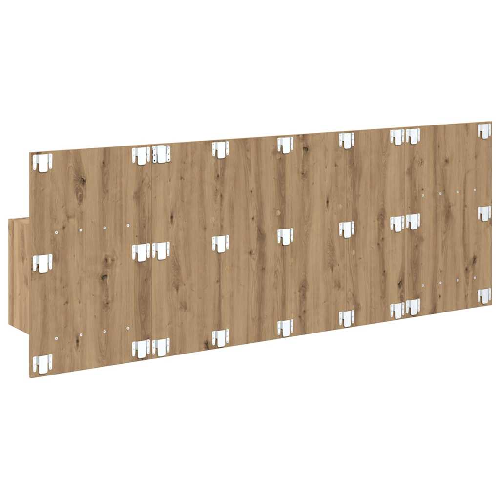 Hodegjerde Med Skap 3 pcs Artisan Eik Konstruert tre