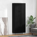 Høyskap Svart Eik 69,5 x 34 x 180 cm Konstruert tre