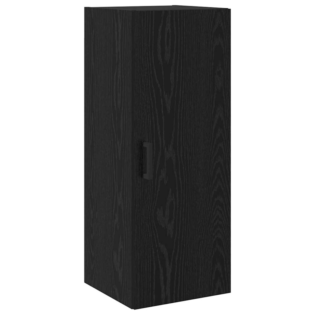 Høyskap Svart Eik 34,5 x 34 x 180 cm Konstruert tre
