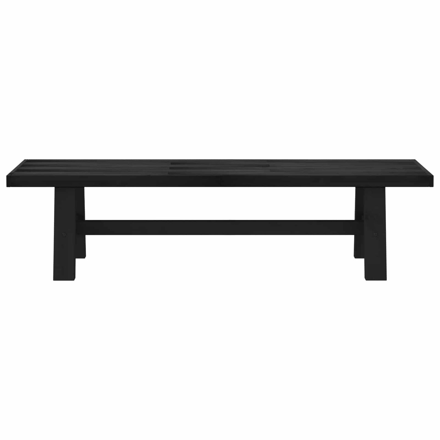 Spisebenk NOAIN 180 x 41 x 45 cm Massiv furu Svart
