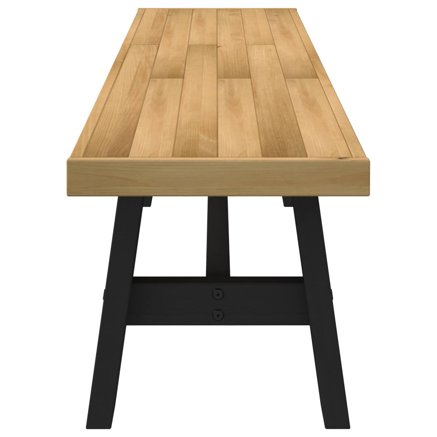Spisebenk NOAIN 160 x 41 x 45 cm Massiv furu Naturlig