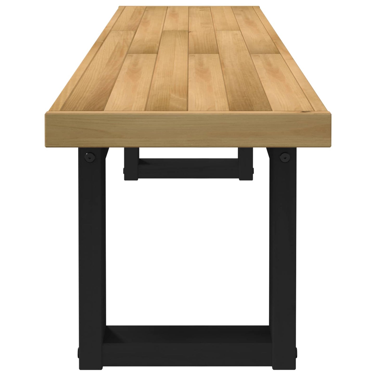 Spisebenk NOAIN 160 x 41 x 45 cm Massiv furu Naturlig