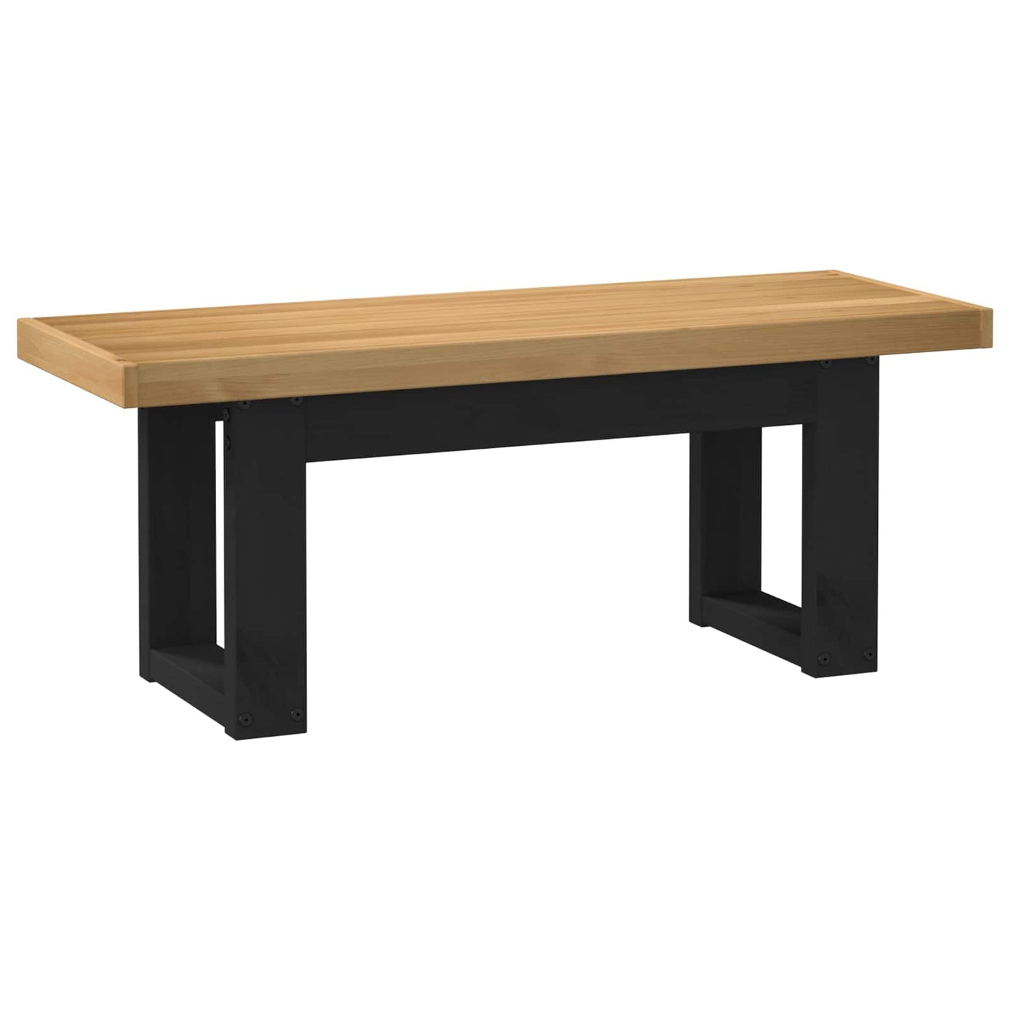 Spisebenk NOAIN 120 x 41 x 45 cm Massiv furu Naturlig