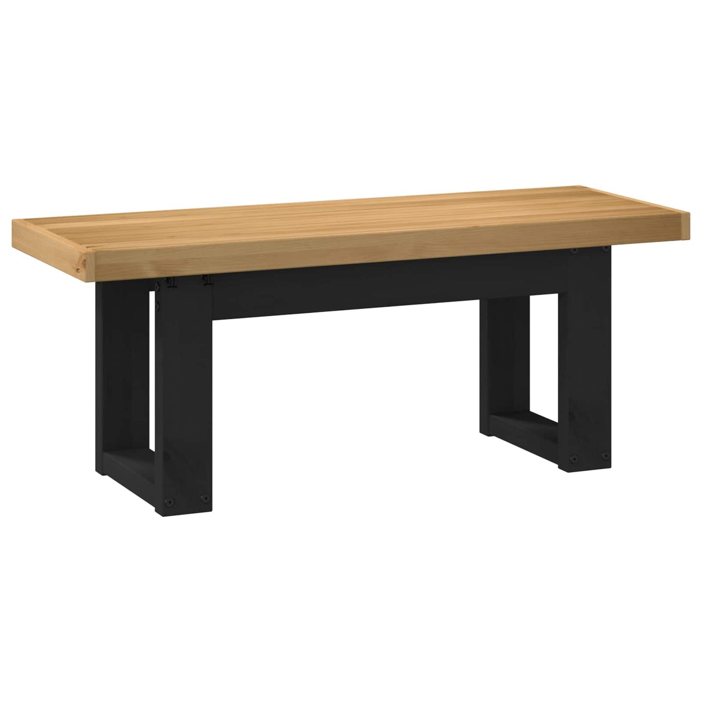 Spisebenk NOAIN 120 x 41 x 45 cm Massiv furu Naturlig