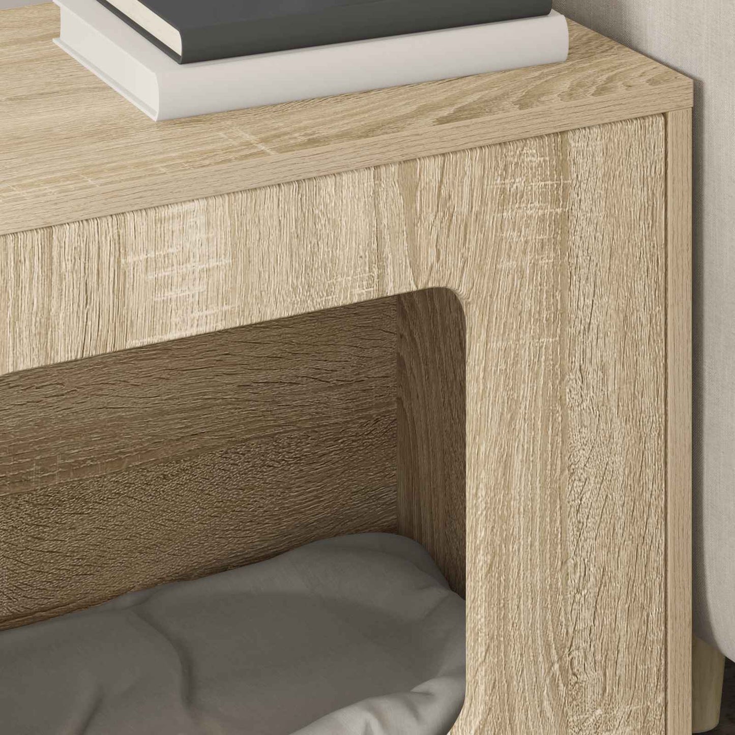 Katt Hus Sonoma 51 x 30 x 42,5 cm Konstruert tre