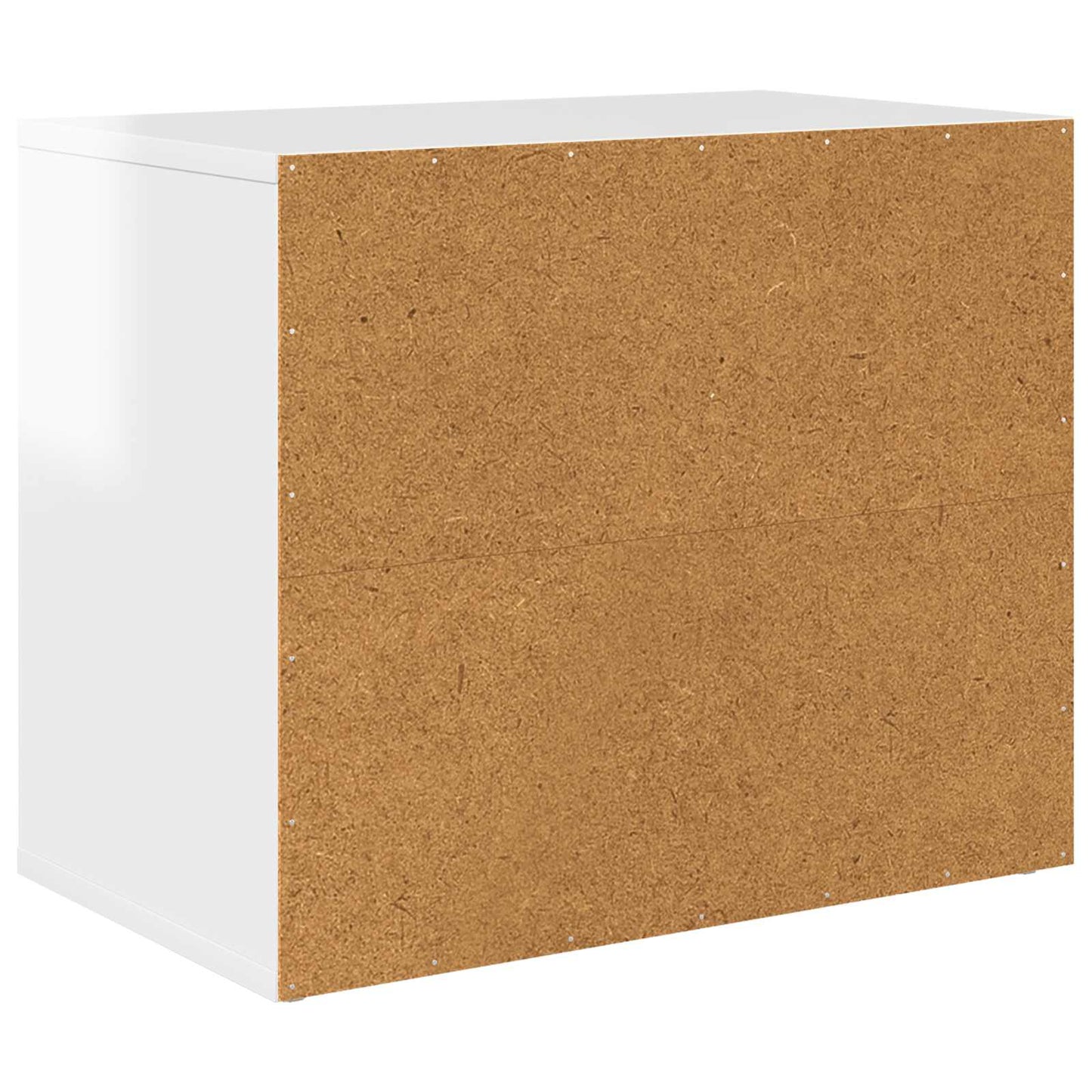 Katt Hus Glanset Hvit 51 x 30 x 42,5 cm Konstruert tre