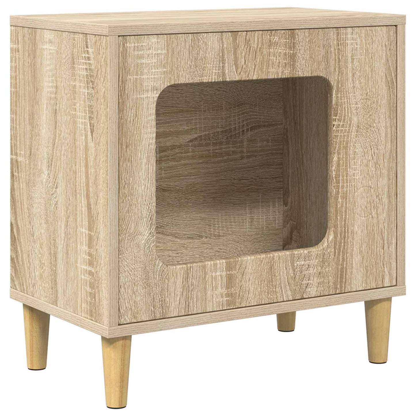 Katt Hus Sonoma 51 x 30 x 52 cm Konstruert tre