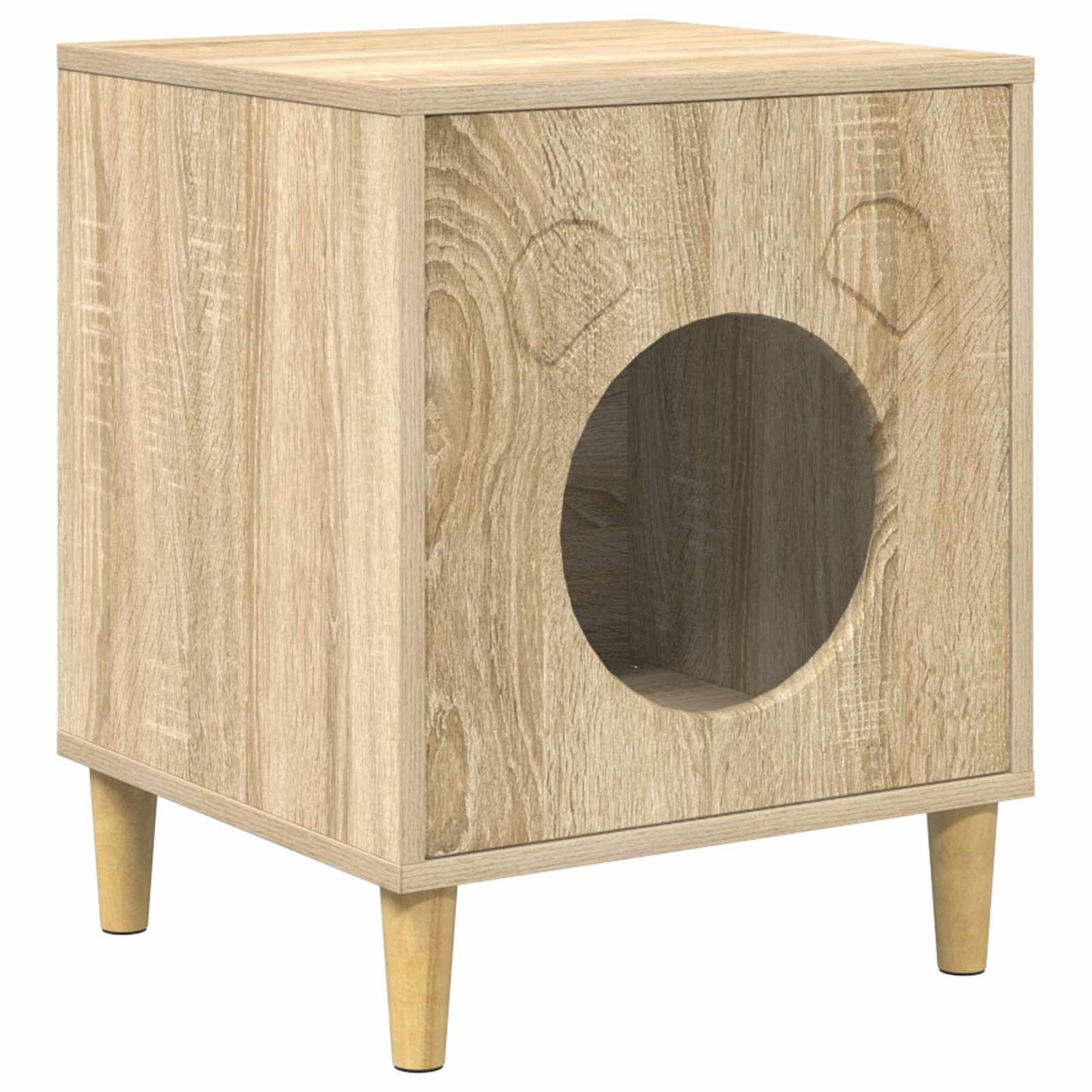 Katt Hus Sonoma 42,5 x 40 x 53 cm Konstruert tre