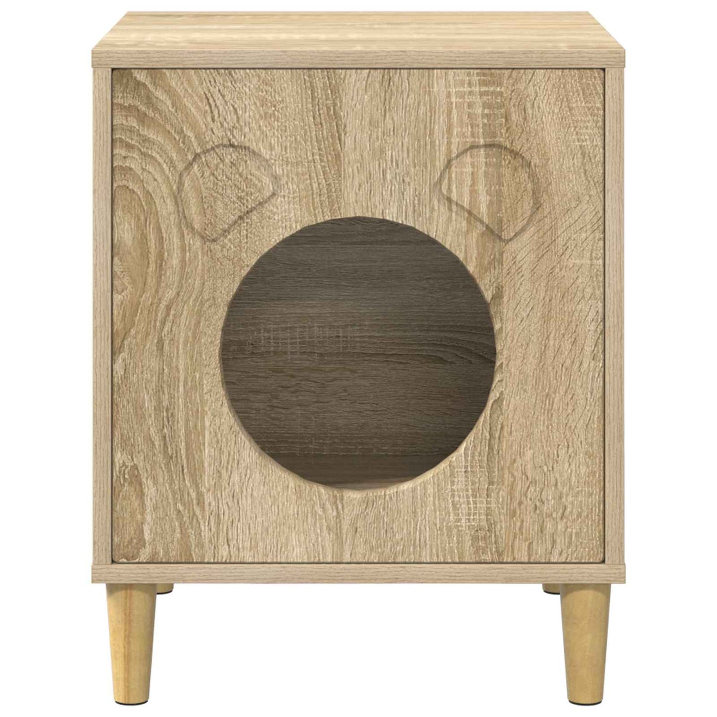 Katt Hus Sonoma 42,5 x 40 x 53 cm Konstruert tre