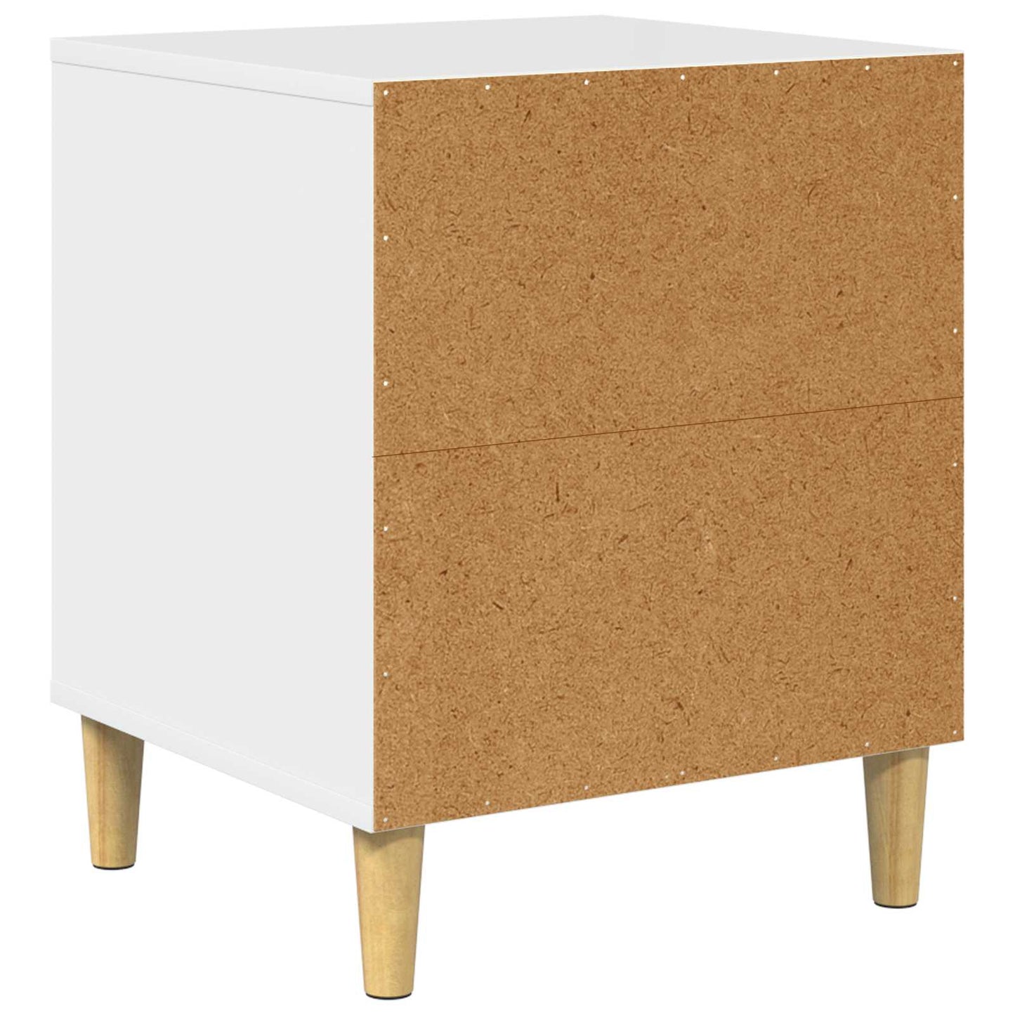 Katt Hus Glanset Hvit 42,5 x 40 x 53 cm Konstruert tre