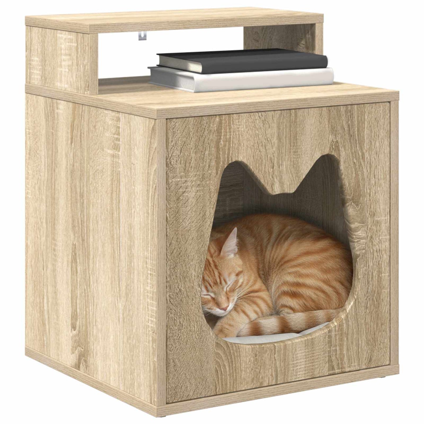 Katt Hus Sonoma 42,5 x 40 x 53,5 cm Konstruert tre