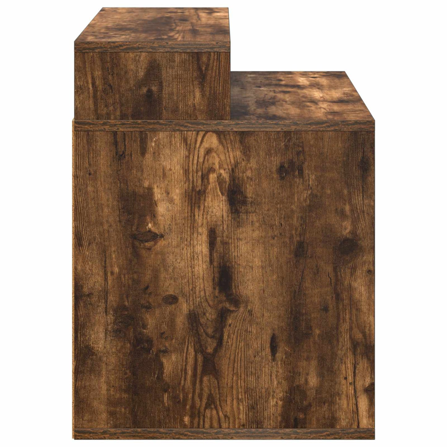 Katt Hus Røkt eik 42,5 x 40 x 53,5 cm Konstruert tre