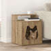 Katt Hus Artisan eik 42,5 x 40 x 53,5 cm Konstruert tre