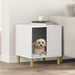 Hundehus Hvit 44 x 42 x 49 cm Konstruert tre