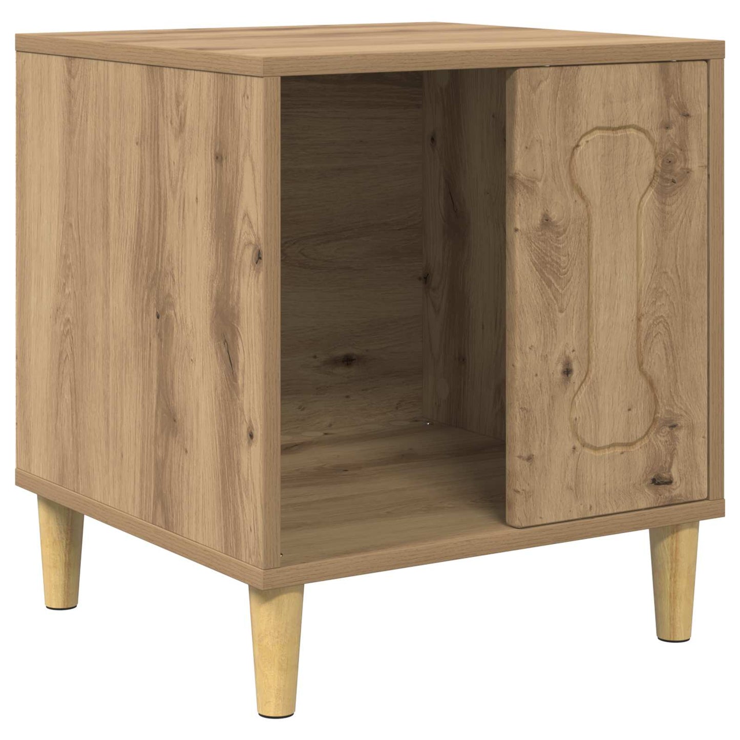 Hundehus Kunstnerisk Eik 44 x 42 x 49 cm Konstruert tre