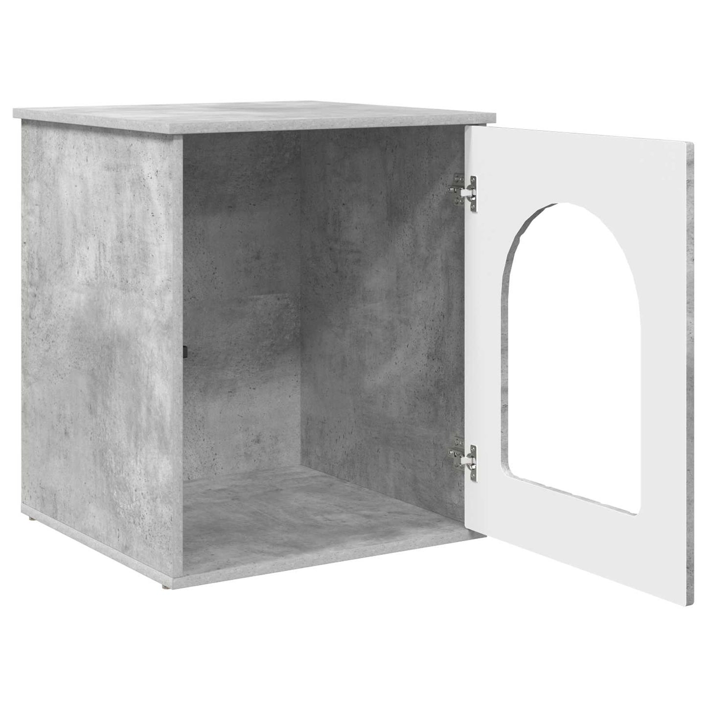 Katt Hus Betong 53 x 52 x 62 cm Konstruert tre