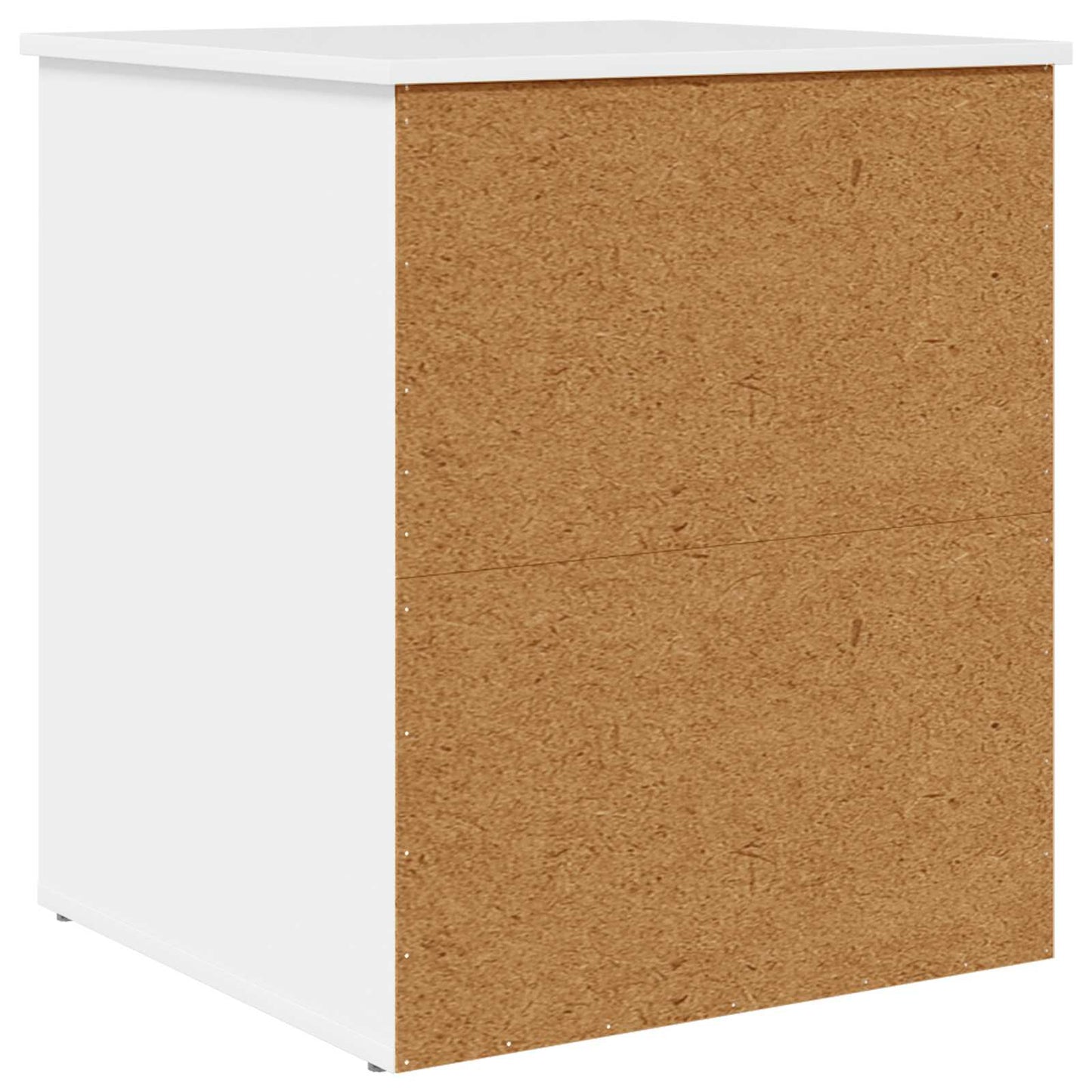 Katt Hus Glanset Hvit 53 x 52 x 62 cm Konstruert tre