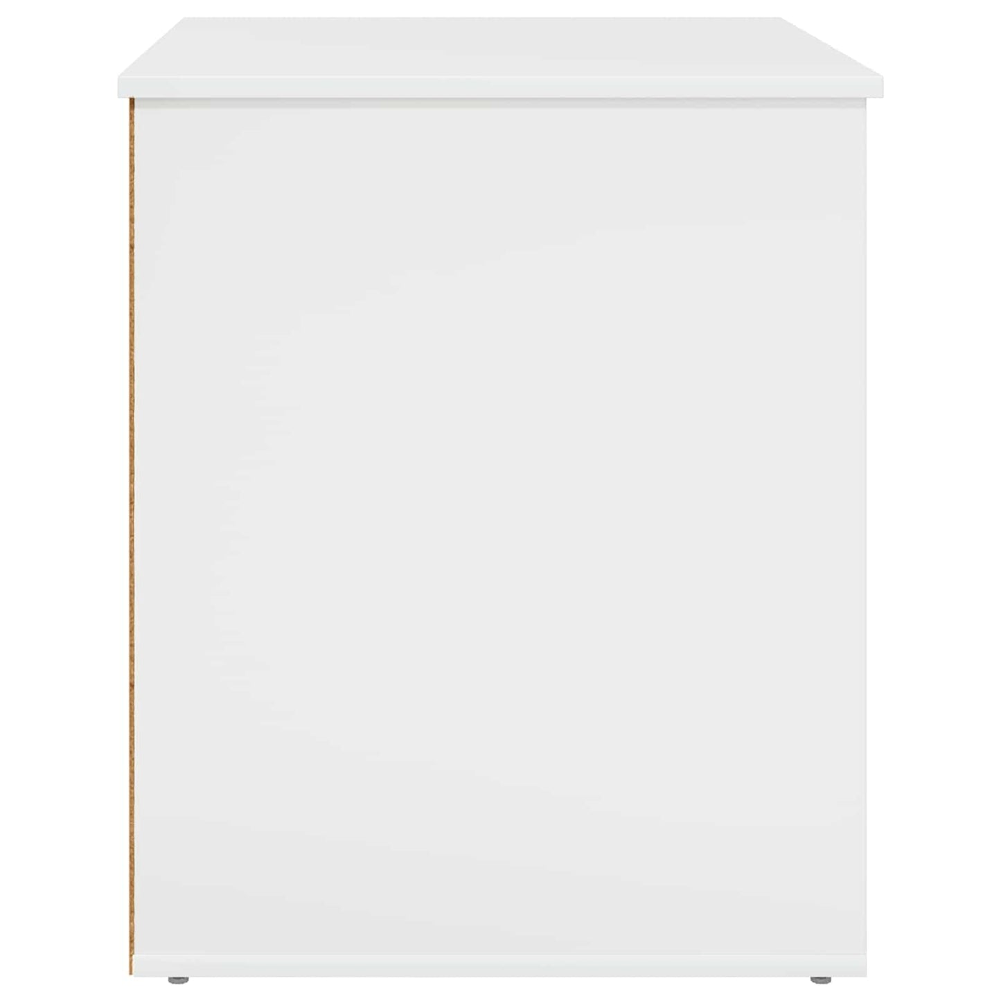 Katt Hus Glanset Hvit 53 x 52 x 62 cm Konstruert tre
