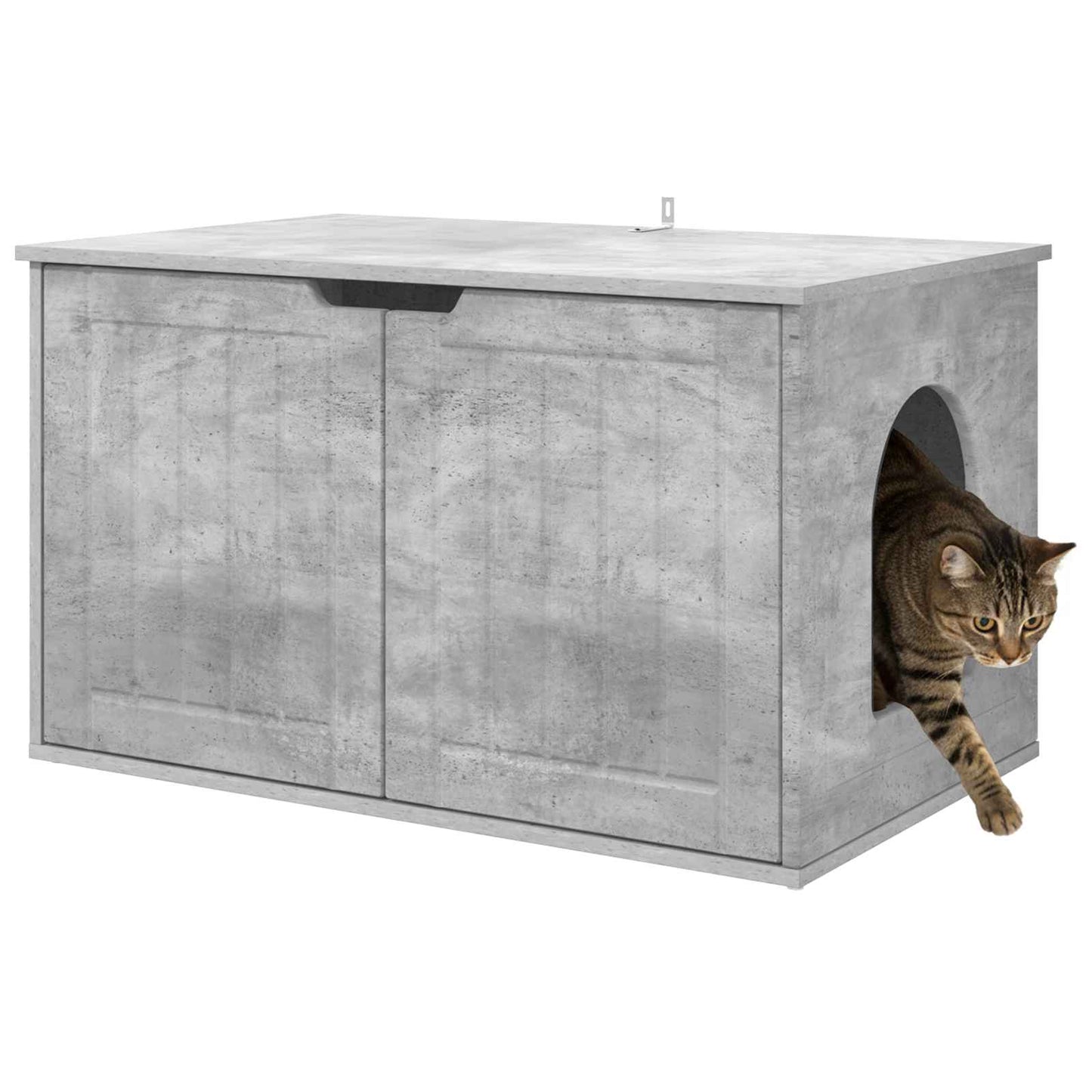 Katt Hus Betong 85 x 55 x 50,5 cm Konstruert tre
