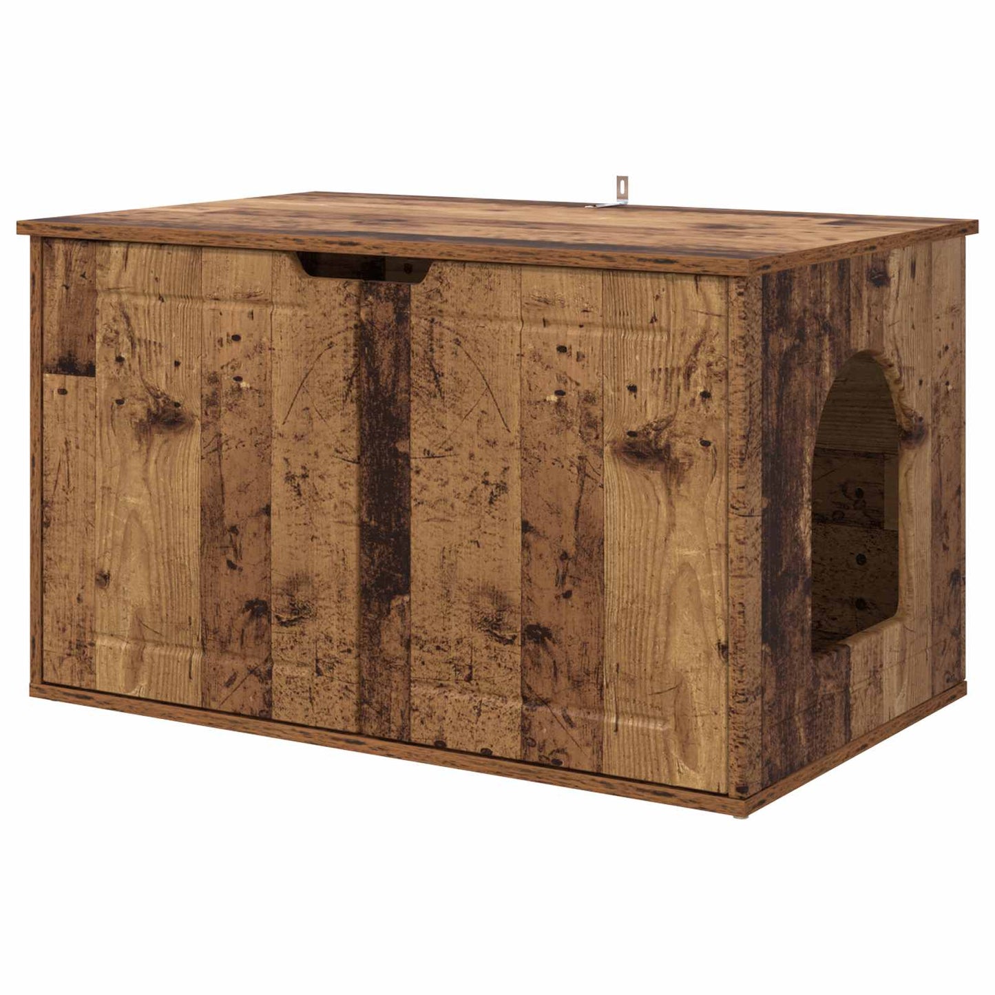 Katt Hus Gammelt tre 85 x 55 x 50,5 cm Konstruert tre