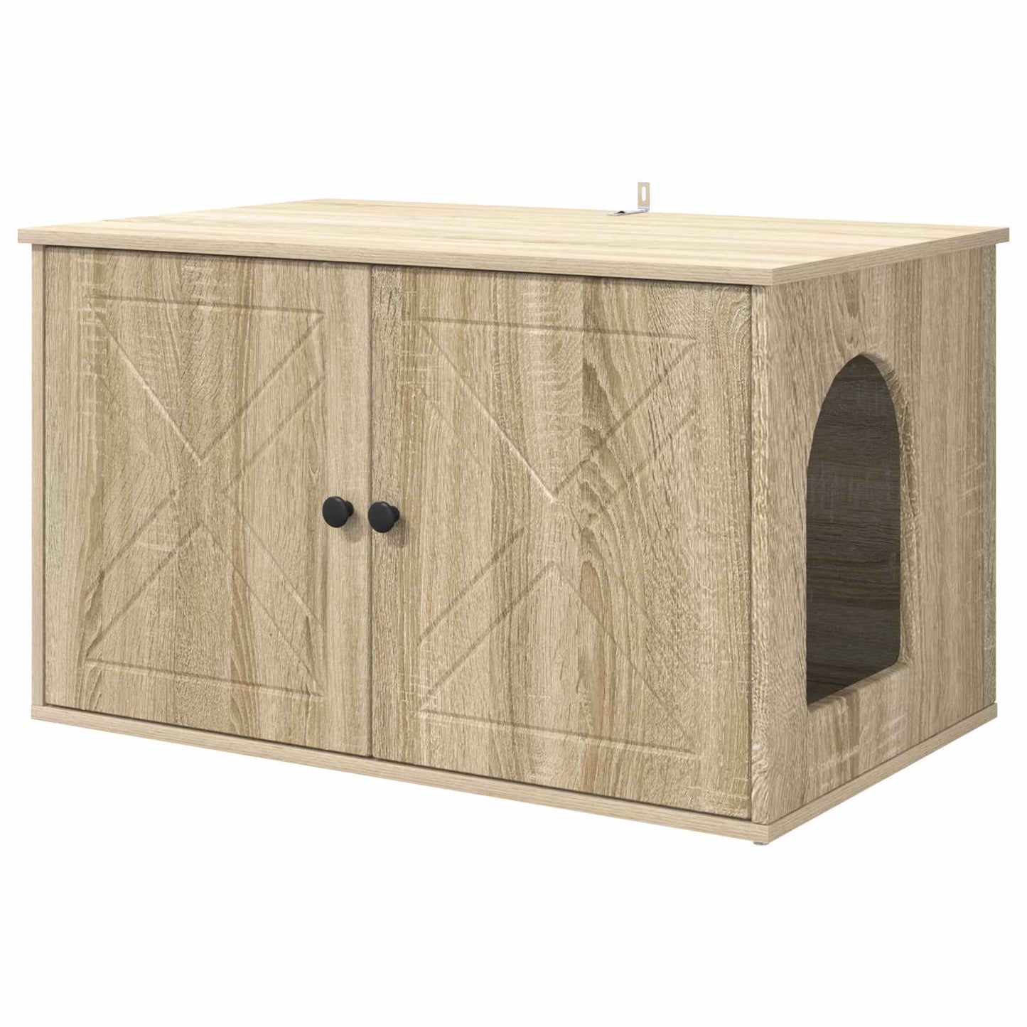 Katt Hus Sonoma 85 x 55 x 50,5 cm Konstruert tre